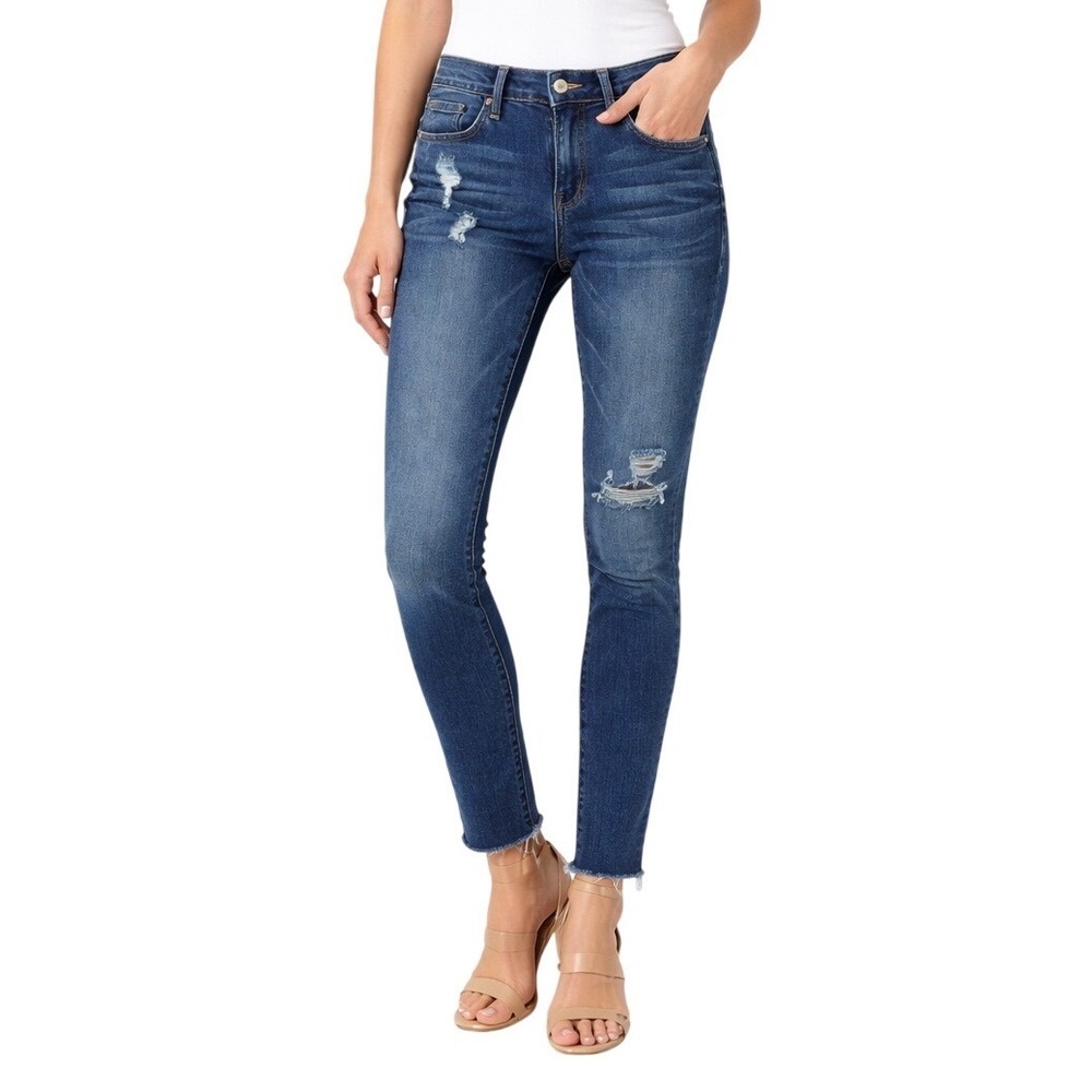 Frame Women's Le Skinny de Jeanne Medium Wash Jeans Size 24